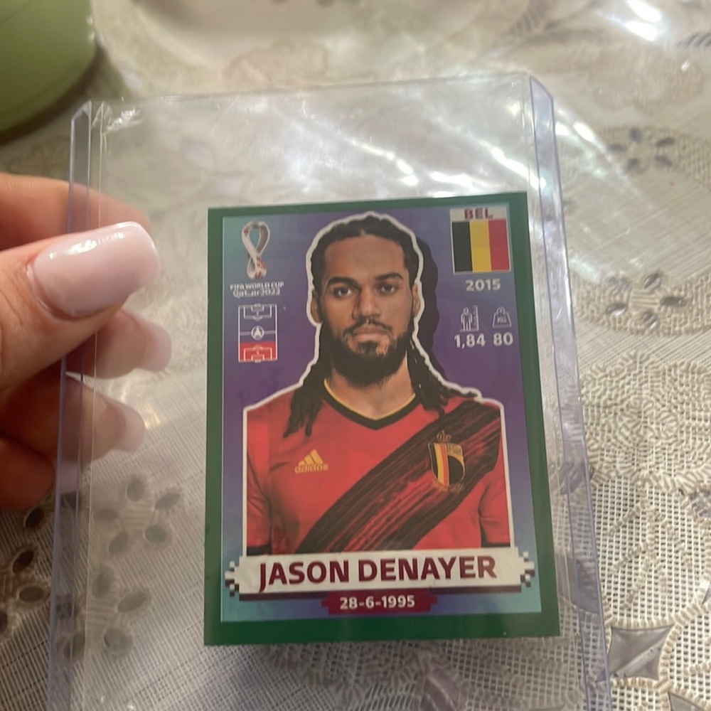 QUATAR RARE STICKER 🇧🇪💚